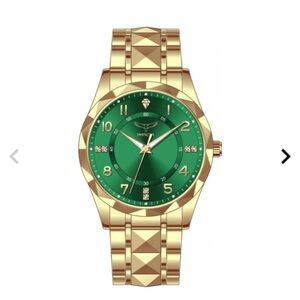 Invicta Specialty Gold and Green Men's Watch